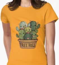 cute cactus Women's Fitted T-Shirt