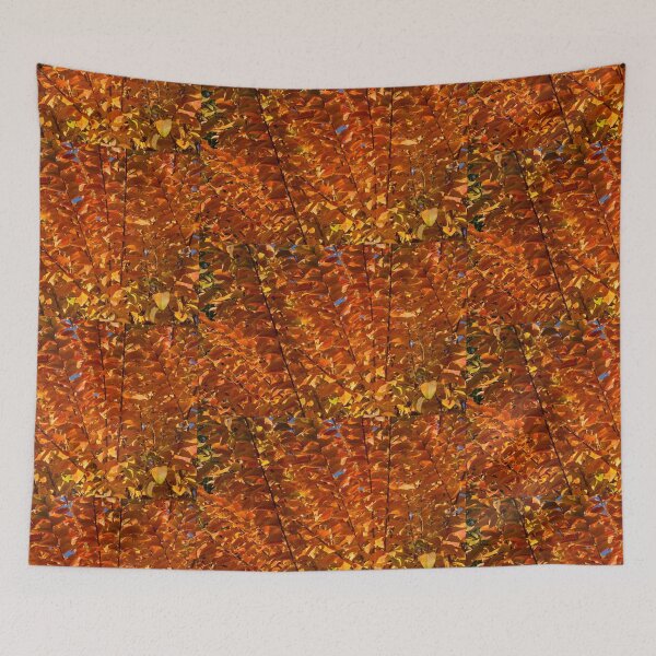 Item preview, Orange Autumn Lines and Diagonals - the Burning Bush designed and sold by Georgia Mizuleva.