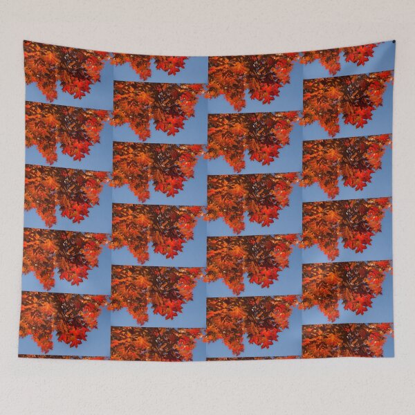 Item preview, Happy Scarlet Autumn Patchwork designed and sold by Georgia Mizuleva.