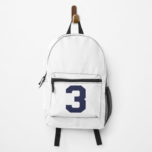 Item preview, Number 3, Marine blue three, Sports number 3 designed and sold by TheCultStuff.