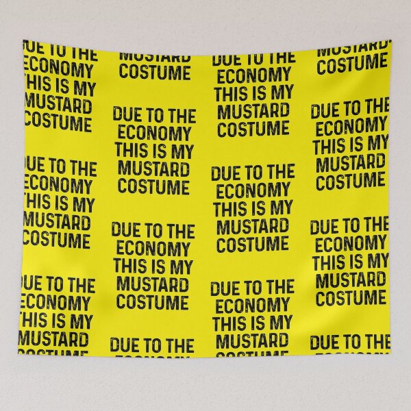Item preview, Due To The Economy This Is My Mustard Costume Funny Recession Halloween Ideas designed and sold by GravitiTees.