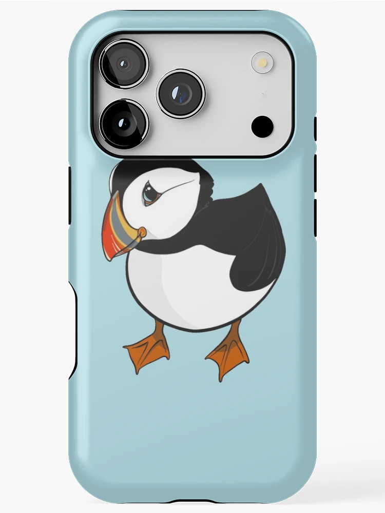 Thumbnail 1 of 4, iPhone Case, Adorable Atlantic Puffin designed and sold by Inklingsofgrace.