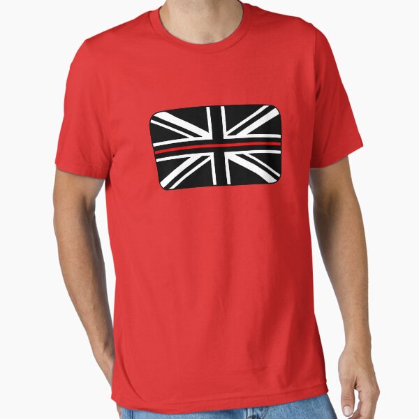 Item preview, Thin Red Line Union Jack UK Flag designed and sold by Jerry Lambert.