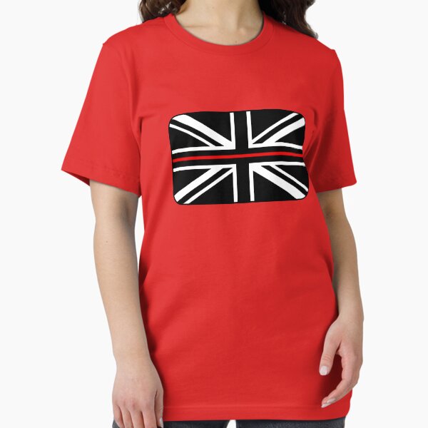 Item preview, Thin Red Line Union Jack UK Flag designed and sold by Jerry Lambert.