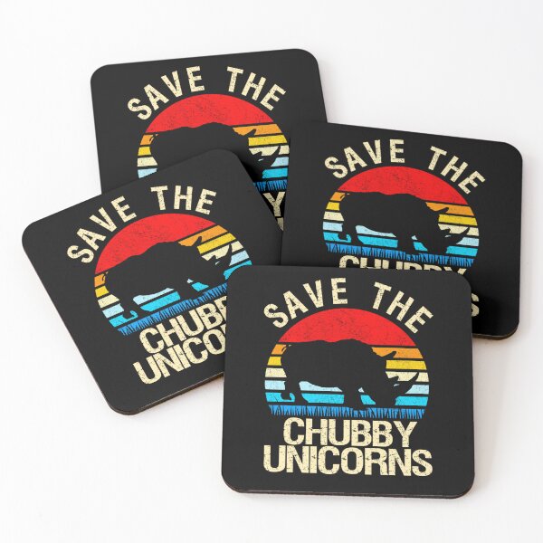 Item preview, Save The Chubby Unicorns Funny Rhino Gift designed and sold by aaronbolser.