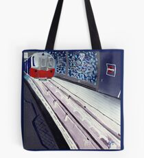 Underground Blues Tote Bag