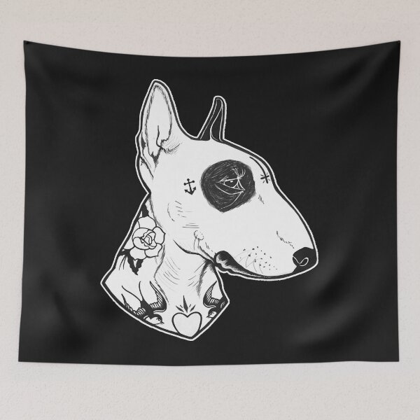 Item preview, Tattooed Bullterrier  designed and sold by VanessaSpurlinz.