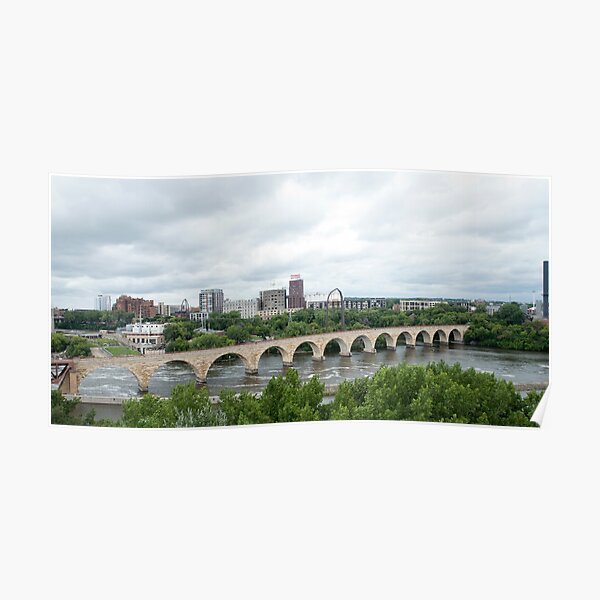 Historic Stone Arch Bridge - Minneapolis, MN, USA Poster