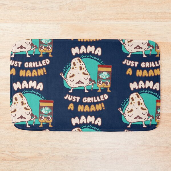 Item preview, Mama Just Grilled a Naan! - Kawaii Food cute funny musical designed and sold by WeirdPunderful.