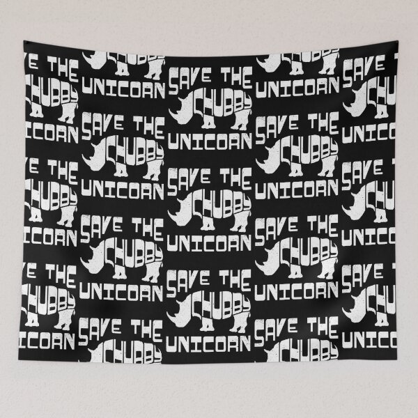 Item preview, Save The Chubby Unicorns Funny Rhino Gift For Unicorn Lovers designed and sold by aaronbolser.
