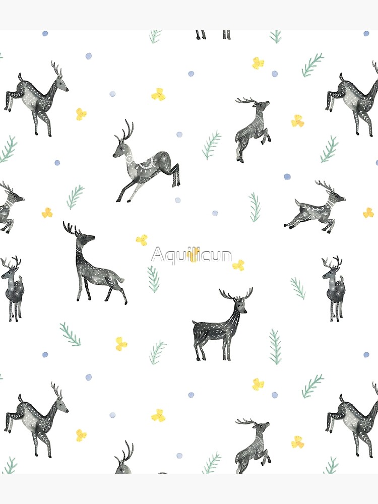 Thumbnail 3 of 3, Backpack, Happy deer in the forest designed and sold by Aquilicun.