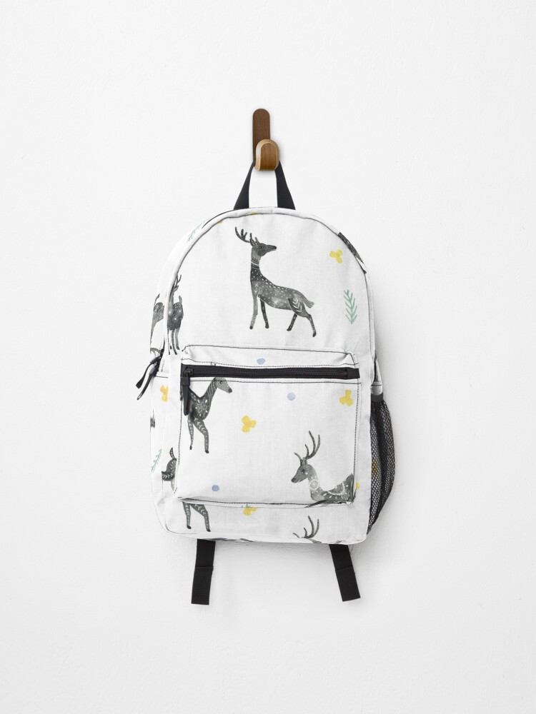 Thumbnail 1 of 3, Backpack, Happy deer in the forest designed and sold by Aquilicun.