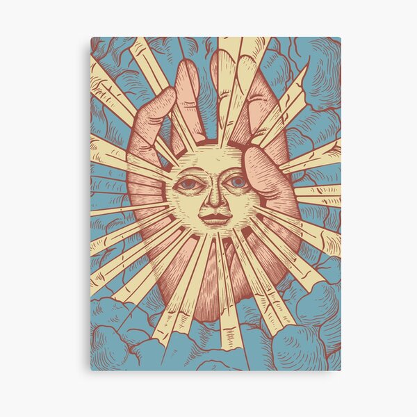 The Idiot Sun Canvas Print