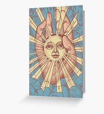 The Idiot Sun Greeting Card