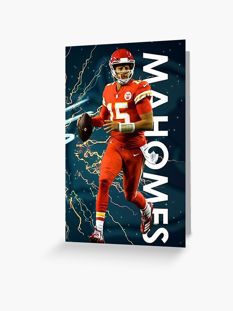 Patrick Mahomes 15 Chiefs  Greeting Card by fezztee