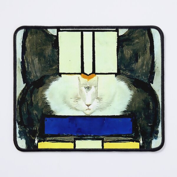 Item preview, Portrait of Mondrian's cat designed and sold by Arc1.