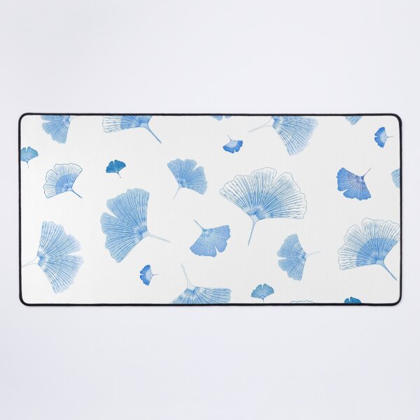 Item preview, Ginkgo in blue designed and sold by Emi Yañez.