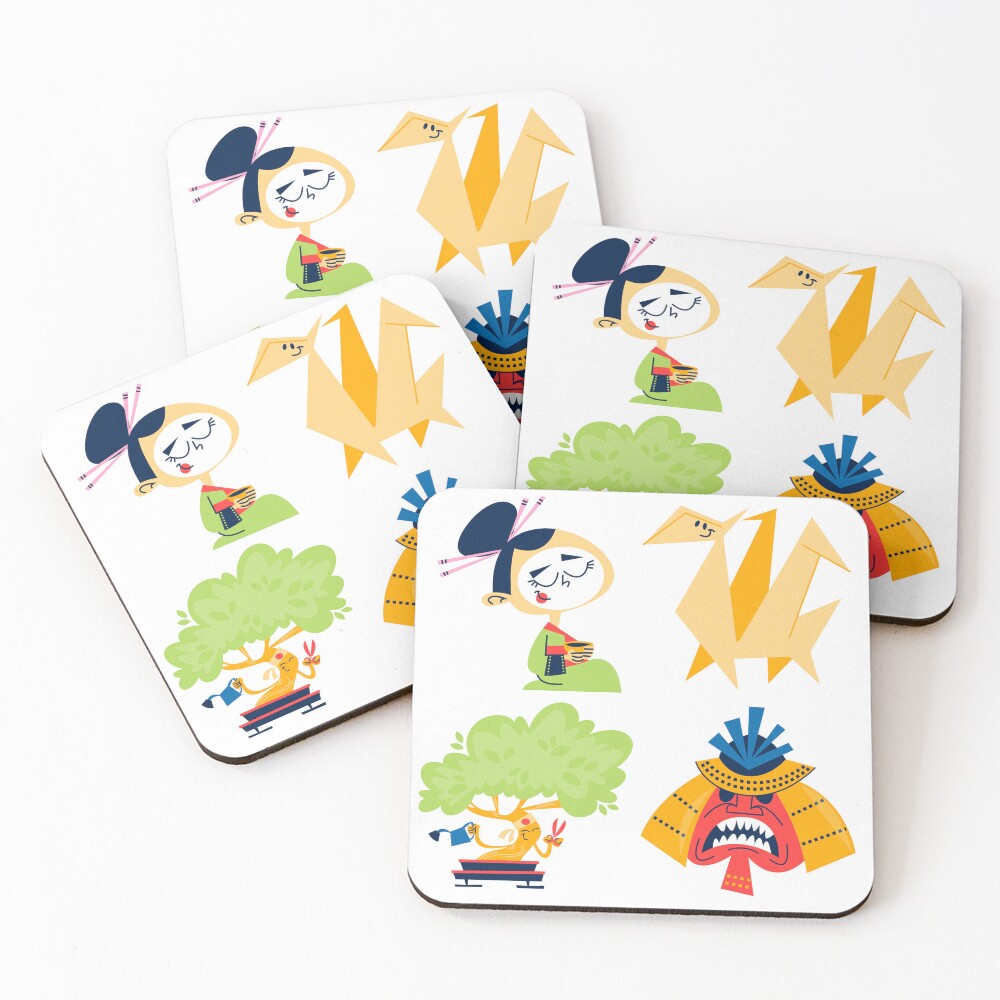 Item preview, Coasters (Set of 4) designed and sold by sofiatheof.