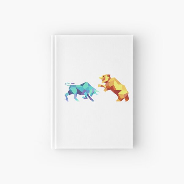 Bull vs Bear Hardcover Journal