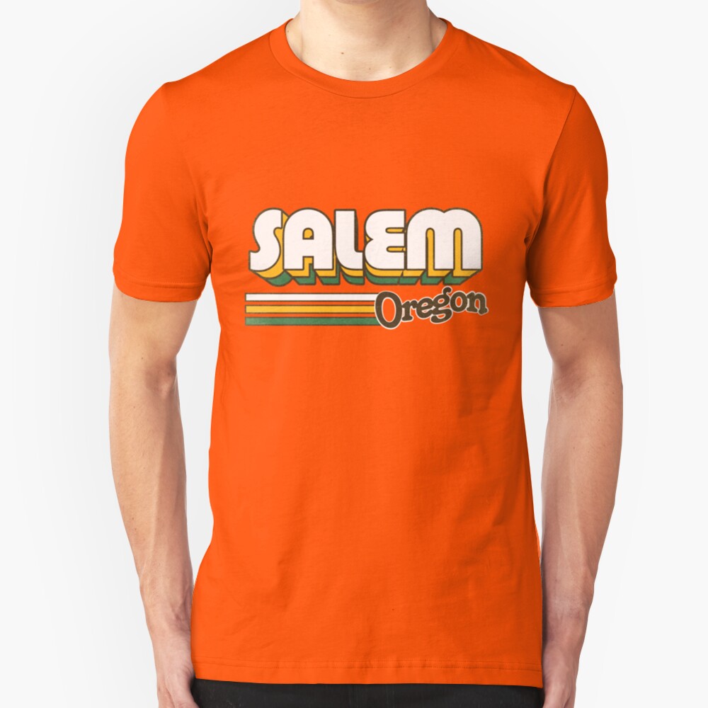 Salem, OR | City Stripes Slim Fit T-Shirt