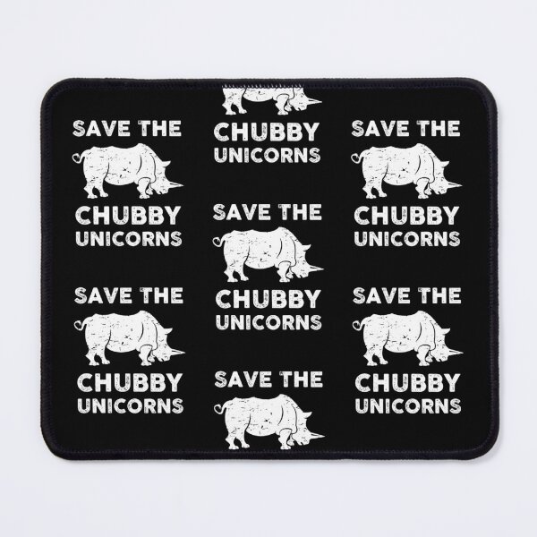Item preview, Save The Chubby Unicorns Funny Rhino Rights Rhinoceros Lover designed and sold by aaronbolser.