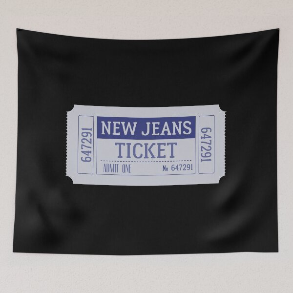 Item preview, New Jeans Kpop Ticket designed and sold by puki-ycdi.