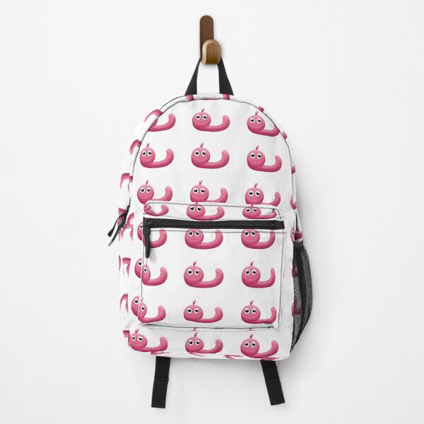 Item preview, Pink Worm Character emoji emoticon - Created by Artificial Intelligence designed and sold by Created-by-AI.