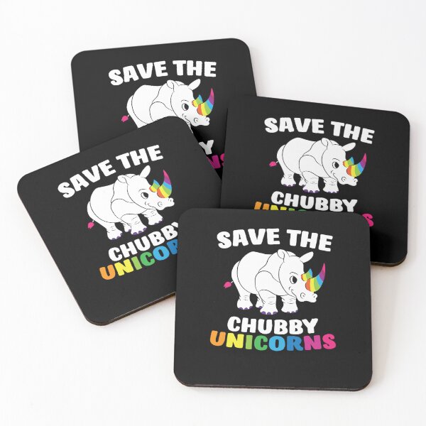 Item preview, Save The Chubby Unicorns Funny Unicorn Rhino designed and sold by aaronbolser.