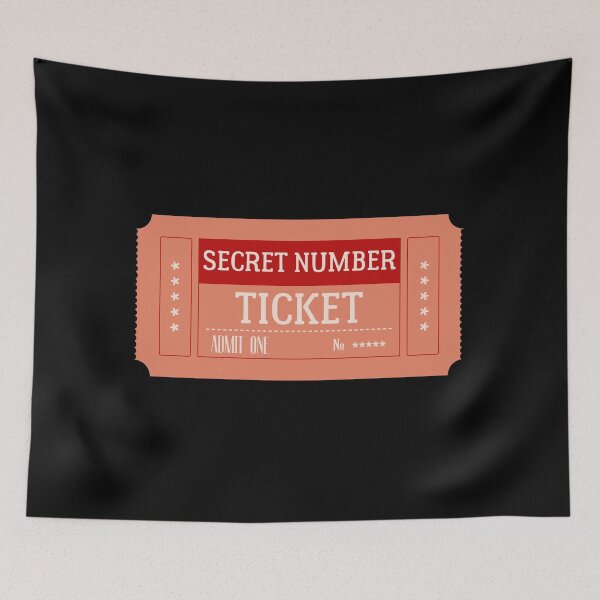 Item preview, Secret Number Kpop Ticket designed and sold by puki-ycdi.