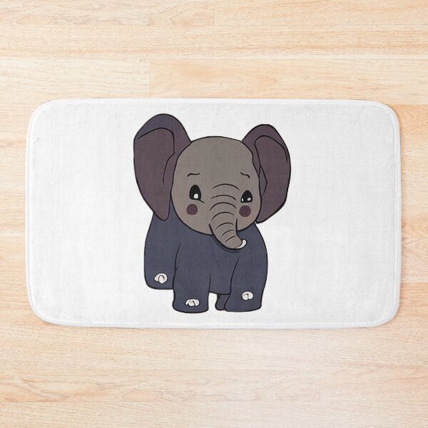 Item preview, Baby Elephant Character emoji emoticon  - Created by Artificial Intelligence designed and sold by Created-by-AI.