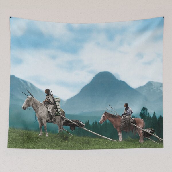 Item preview, Waiting For The Hunters - Blackfoot Indian Women designed and sold by DanKeller.
