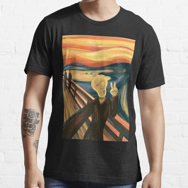 The Scream T Shirt For Sale By Kfirwz Redbubble The Scream T