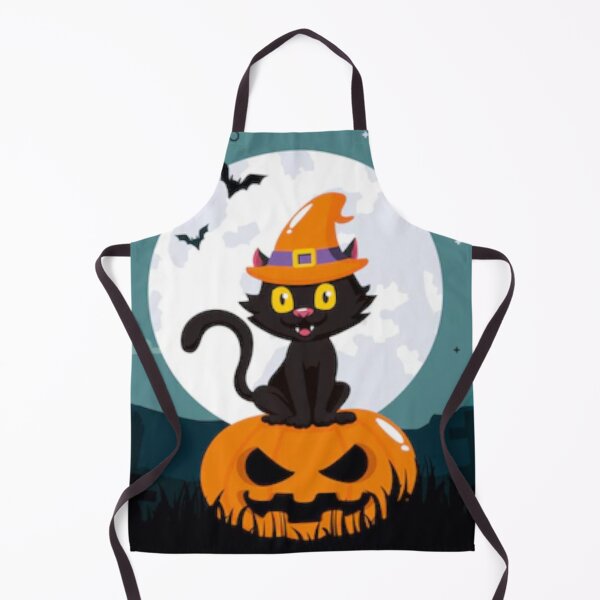 Item preview,  Halloween scary pumpkins, cat and the moon at night designed and sold by BEAUTY ⭐⭐⭐⭐⭐.