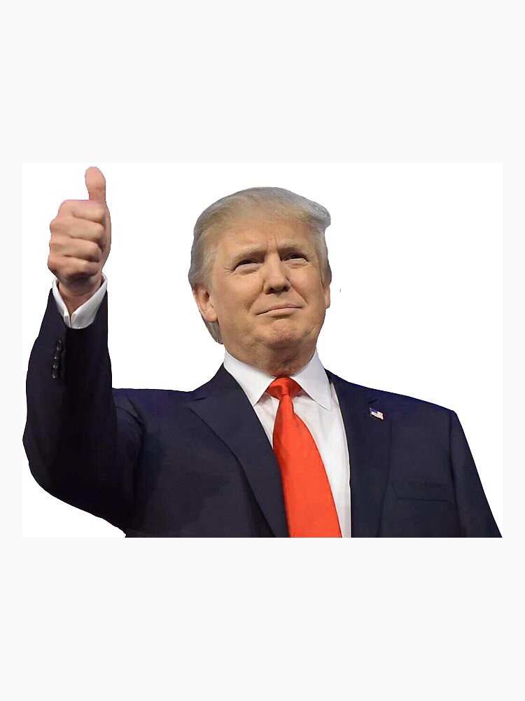 "Trump Daumen hoch" Magnet von FairfielduCR | Redbubble