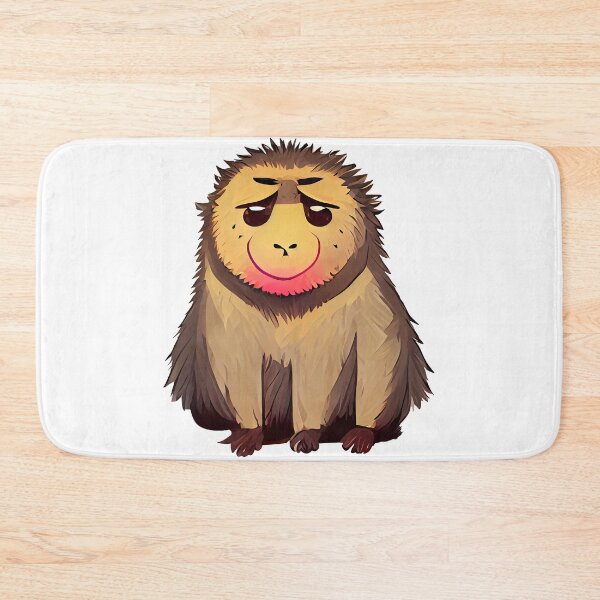 Item preview, Baby Mandril Baboon Character emoji emoticon  - Created by Artificial Intelligence designed and sold by Created-by-AI.