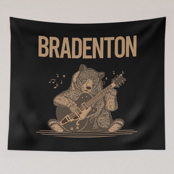 Item preview, Bear With Guitar Bradenton designed and sold by BloodMoneyTwit.