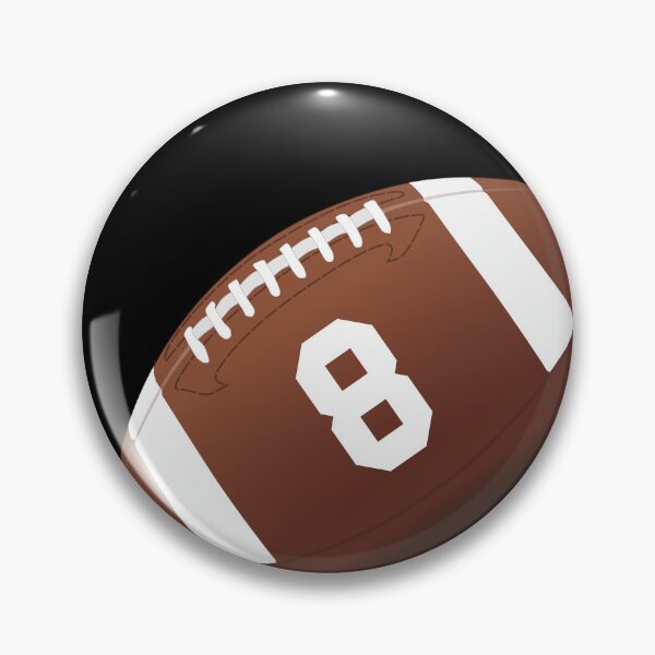 Artikelvorschau, American-Football-Ball Nummer 8, acht entworfen und verkauft von TheCultStuff.