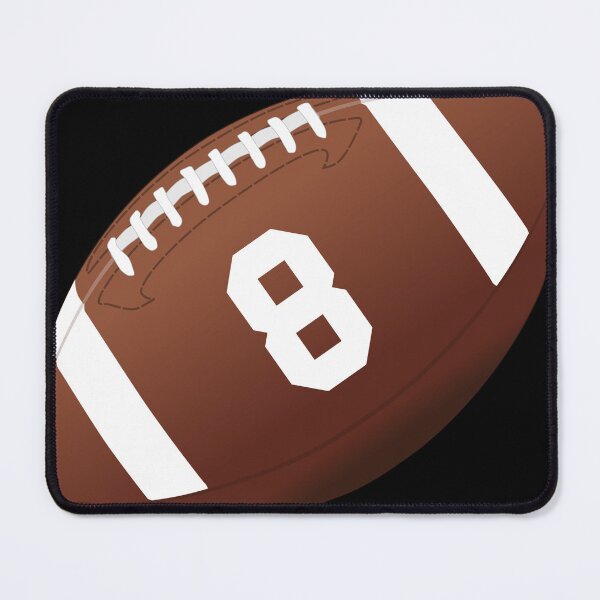 Artikelvorschau, American-Football-Ball Nummer 8, acht entworfen und verkauft von TheCultStuff.