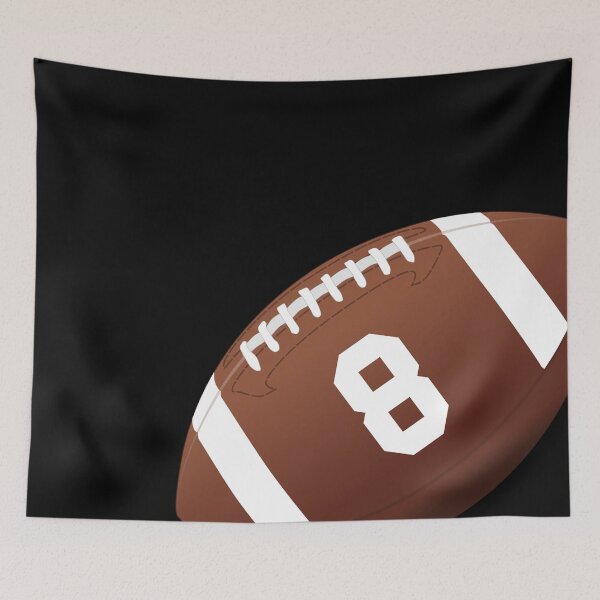 Artikelvorschau, American-Football-Ball Nummer 8, acht entworfen und verkauft von TheCultStuff.