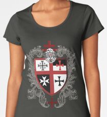 Knights Templar Cross Shield T-Shirt Women's Premium T-Shirt
