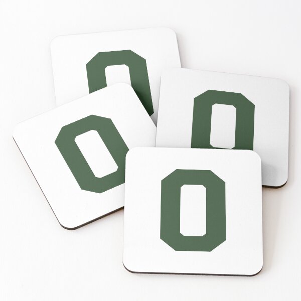 Item preview, Number 0, Dark green zero, Sports number 0 designed and sold by TheCultStuff.