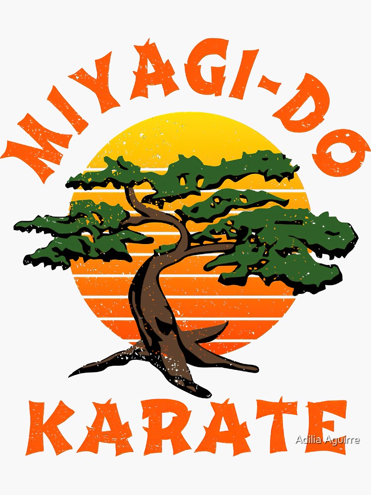 "Miyagi Do Karate " Sticker for Sale by raphaelaalfaro Redbubble