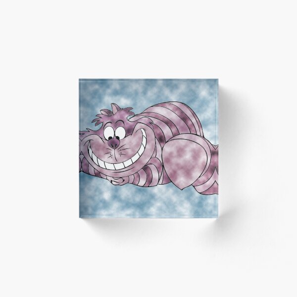 Mosaic Cheshire Cat Acrylic Block