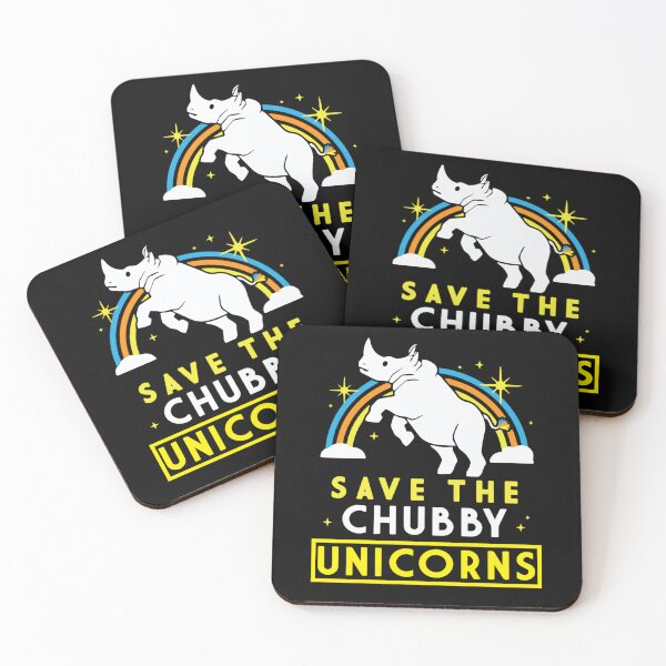 Item preview, Save The Chubby Unicorns Rainbow Rhino designed and sold by aaronbolser.