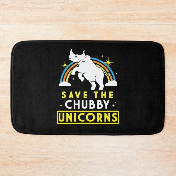 Item preview, Save The Chubby Unicorns Rainbow Rhino designed and sold by aaronbolser.