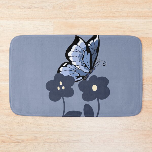Item preview, Fluttering Blue Monarch Butterfly on Flowers designed and sold by HerartbyHer.