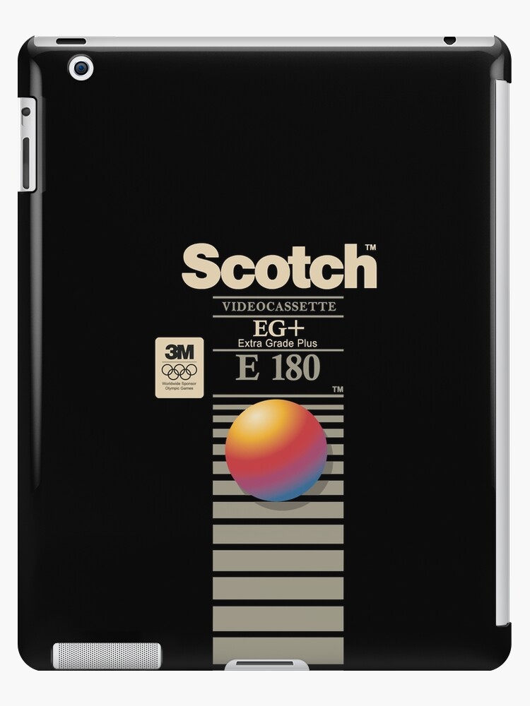 Vhs scotch e | iPad Case & Skin