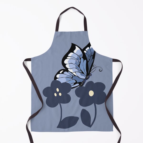 Item preview, Fluttering Blue Monarch Butterfly on Flowers designed and sold by HerartbyHer.