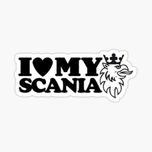 ME ENCANTA SCANIA Pegatina