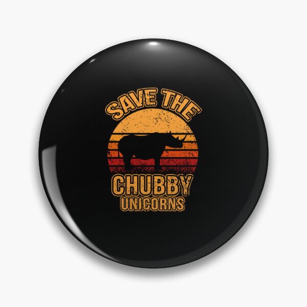 Item preview, Save The Chubby Unicorns Retro Rhinoceros Lover designed and sold by aaronbolser.
